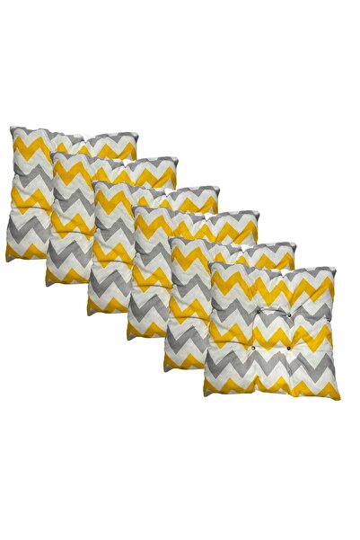 Vip Home Concept Pernă decorativă pentru scaun Pufidik Puf pătrată 35x35x7 Cm...