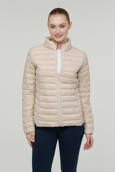 lumberjack W-sn28 Basic Padded Coat Ecru Women's Coat