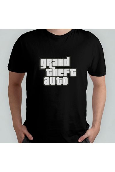 Pixxa Μοντέλο μπλουζάκι Grand Theft Auto 100% Cotton Crew Neck - 2