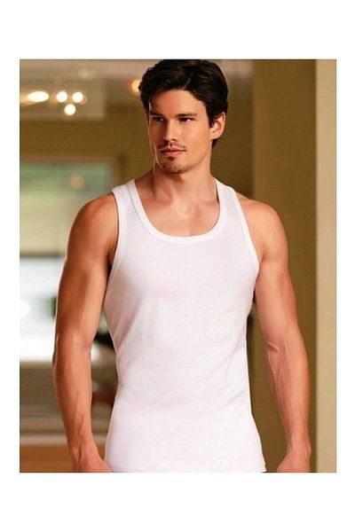 Berrak 1020 Men's Undershirt 100% Cotton Wide Cut Pack of 10