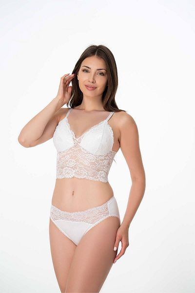İmer Çamaşır Imer Women's Modal Lace Bustier