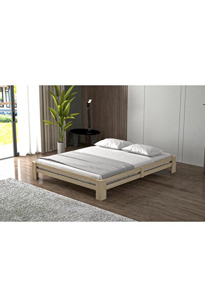 YAPSA HOME MOBİLYA Yap-sa Home Bella-doğal Masif Ahşap Karyola