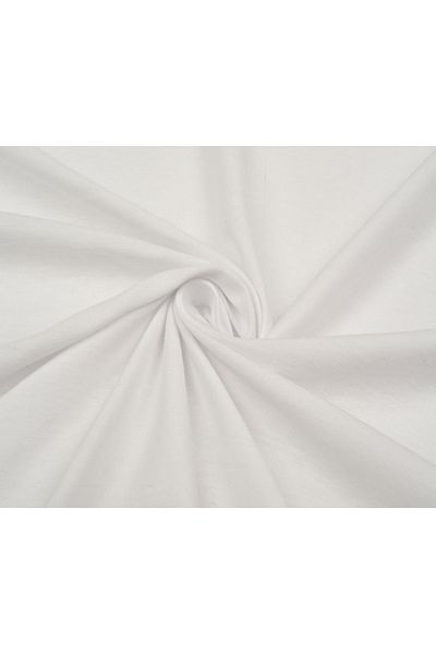 ÖZGÜR KUMAŞ White Single Jersey Combed Cotton Fabric