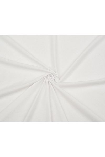 ÖZGÜR KUMAŞ White Single Jersey Combed Cotton Fabric