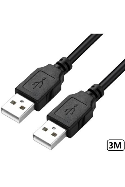 Genel Markalar 5250 Usb Uzatma Kablosu 3 Metre Uzatıcı Iki Ucu Erkek Erkek Uzatıcı