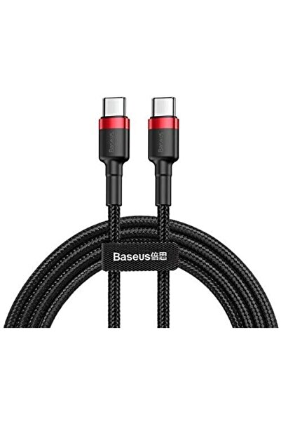 Baseus Cafule Series Pd2.0 60whızlı Şarj Destekli 20v 3a Type-c Şarj Ve Data Aktarım Kablosu 1 Metre Gray