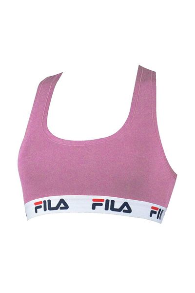 FILA Damen Bustier - ungepolsterter Stoff, ohne Bügel, Baumwolle, einfarbig