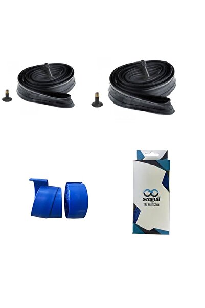 Seagull 24 Jant Bisiklet Lastik Zırhı Koruyucu Bant Ve Iç Lastik 2 Adet