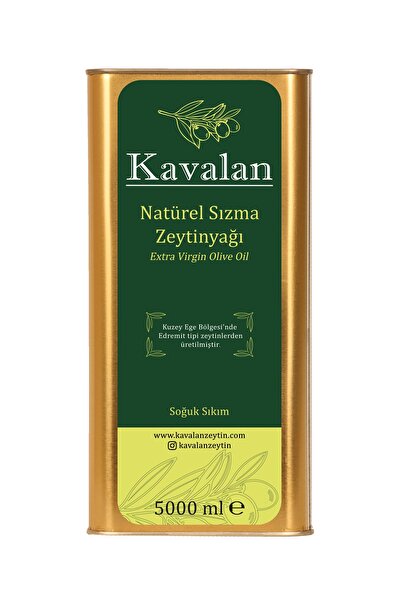 Kavalan Iyi Tar. Uyg. 5 Lt Kuzey Ege Soğuk Sıkım Natürel Sızma Zeytinyağı