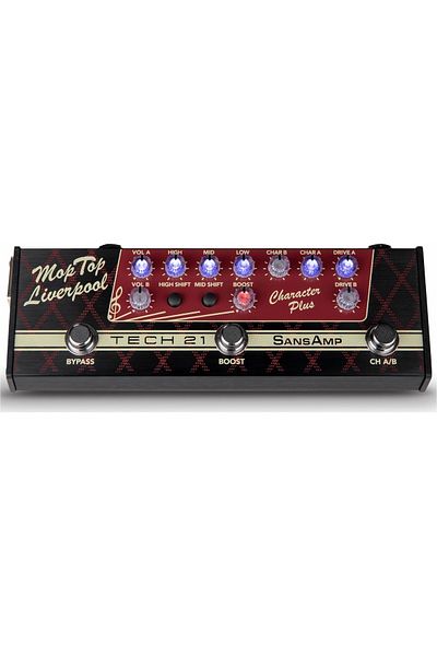 Tech 21 Sansamp Moptop Liverpool (vox Simulation) 100% Analog Guitar Pedal