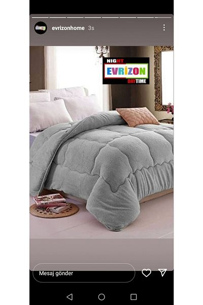 EVRİZON Single Welsoft Double-Way Luxury Quilt