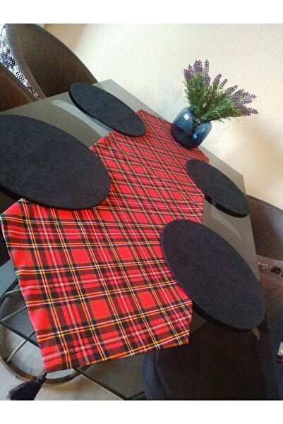 Ayşemce Anul Nou, American Service Suit 4 plăci negre, Runner cu model în car...