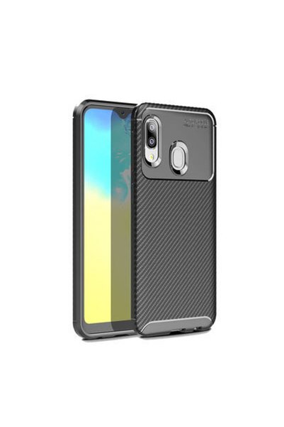 AKSEFİZZ Galaxy A20E Case Unique Texture High Grip Matte Elite Cover