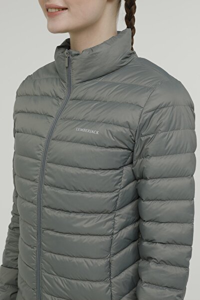 lumberjack W-Sn28 Basic down Coat 2P Pastel Khaki Women's Coat