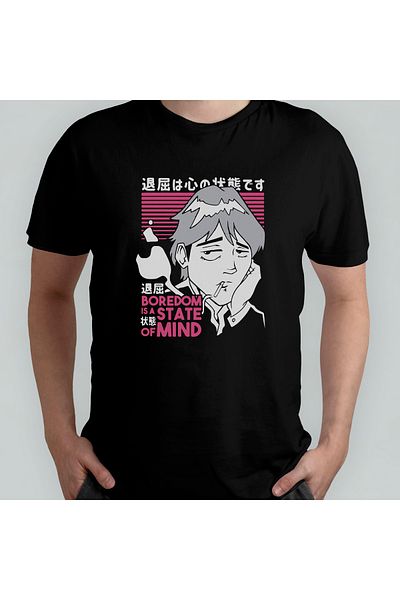 Pixxa Μοντέλο T-shirt Anime 100% Cotton Crew Neck - 15
