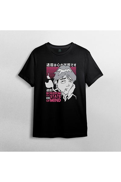 Pixxa Μοντέλο T-shirt Anime 100% Cotton Crew Neck - 15