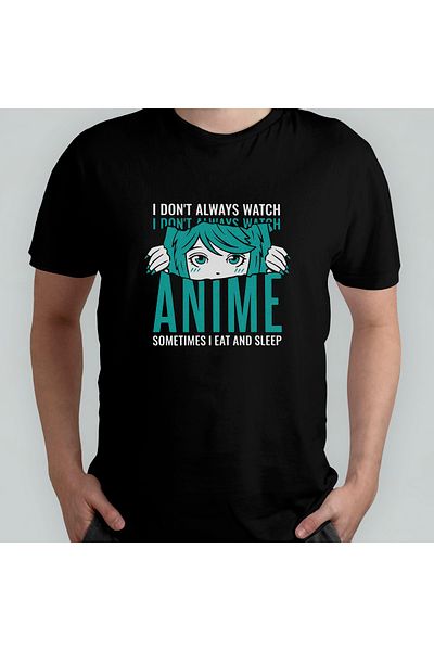 Pixxa Μοντέλο T-shirt Anime 100% Cotton Crew Neck - 12