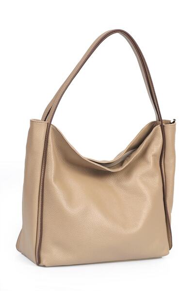 Ysmn Γυναικεία τσάντα ώμου από γνήσιο δέρμα βιζόν - Yc011908ddz