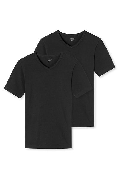 uncover by Schiesser Herren T-Shirt 2er Pack - V-Ausschnitt
