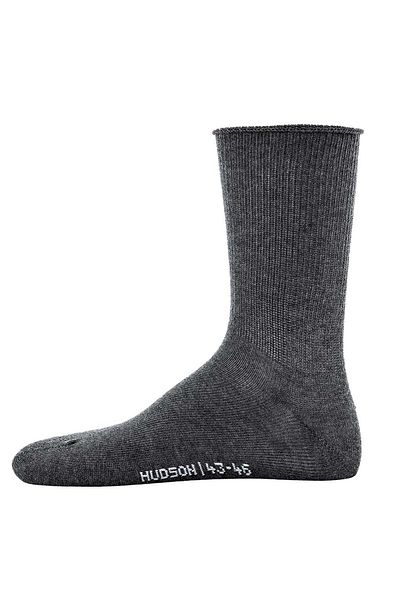 Hudson Herren Socken, 1 Paar - Relax Soft, Strumpf, ohne Gummifäden, einfarbig