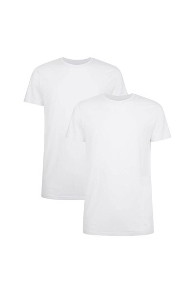 Bamboo Basics Herren T-Shirt RUBEN, 2er Pack - Unterhemd, Rundhals, Single Jersey