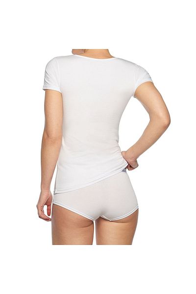 Bamboo Basics Damen T-Shirt KATE, 2er Pack - Unterhemd, Rundhals, Single Jersey
