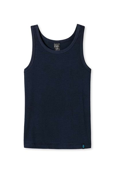 Schiesser Jungen Tank Top - Shirt, Unterhemd ohne Arm, ärmellos, Cotton Stretch