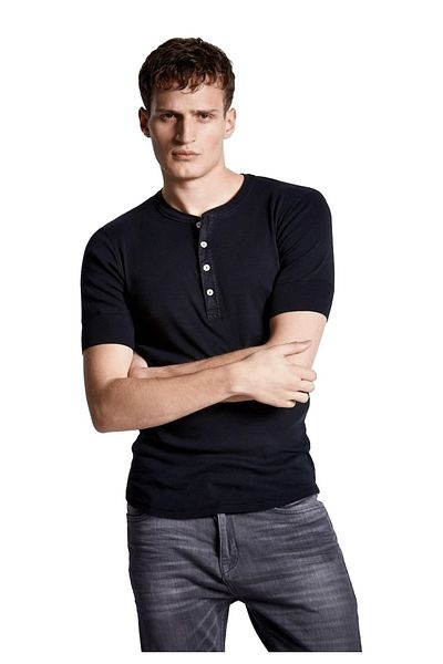 Schiesser Revival Herren Shirt - 1/2 Arm, Kurzarm Unterhemd, Karl-Heinz