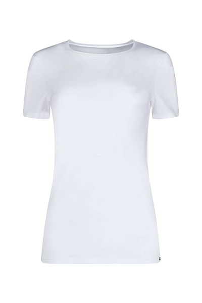 Skiny Baumwolle Damen Shirt – Rundhalsausschnitt, Kurzarm, einfarbig T-Shirt