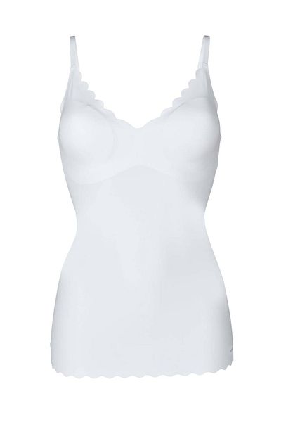 Skiny Damen Spaghetti-Shirt – Oberteil, V-Ausschnitt, Polster, Mikroliebhaber, Mikrofaser