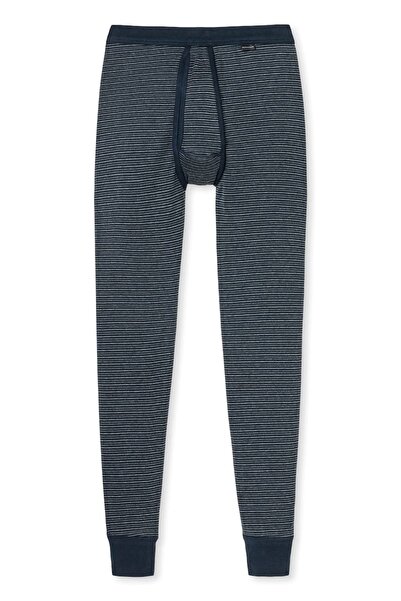 Schiesser Herren Unterhose lang - Original Feinripp Melange, Long Johns, Eingriff