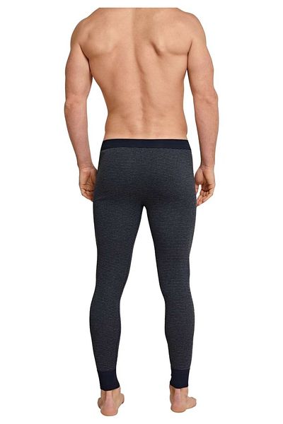 Schiesser Herren Unterhose lang - Original Feinripp Melange, Long Johns, Eingriff