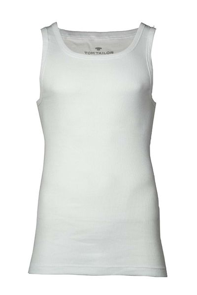 Tom Tailor 2er-Pack Herren Tanktop – Unterhemd, Garron S, einfarbig