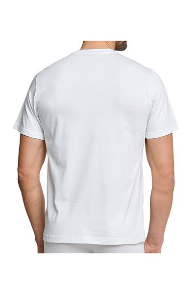 Schiesser 2er-Pack Herren American Ticket – 1/2 Arm, Unterhemd, Rundhals