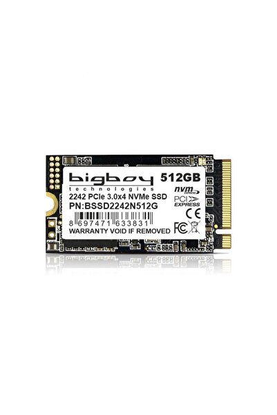 Bigboy 512gb 22x42mm Pcıe M.2 Nvme Notebook Ssd Bssd2242n512g