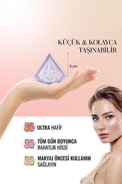 MUJGAN Terra Cotta For Eye Elmas Tasarımlı Tekli Aydınlatıcı No 3