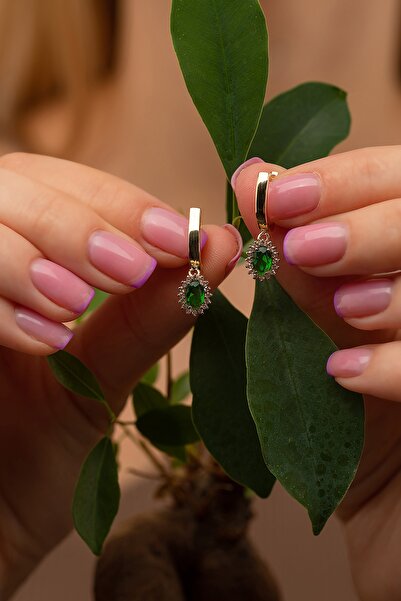 GençTaş Kuyumculuk 14 Ayar Altın Piraye Küpe