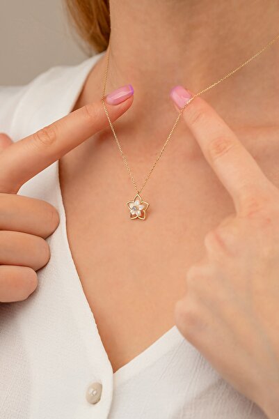 GençTaş Kuyumculuk 14 Ayar Altın Flora Kolye