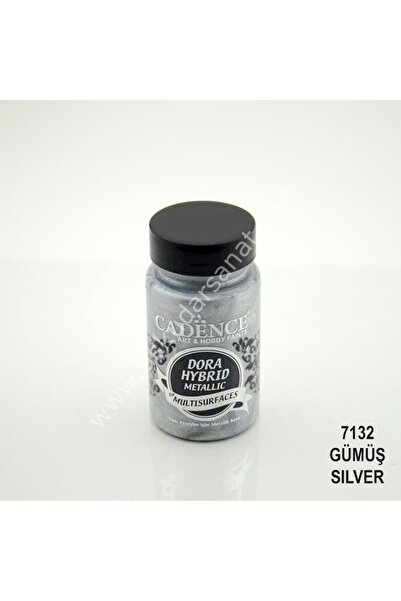 Cadence Dora Hybrit Multisurface Metalik Boya 90ml 7132 Gümüş