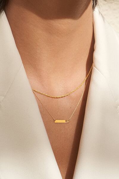 GençTaş Kuyumculuk 14 Ayar Altın Kadın Amour Kolye