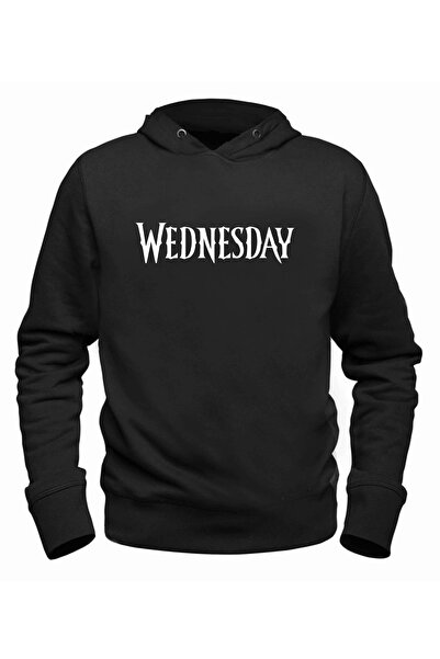 Alfa Tshirt Wednesday Printed Black Sweatshirt