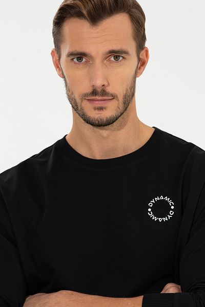 Pierre Cardin Ανδρικό μαύρο μπλουζάκι