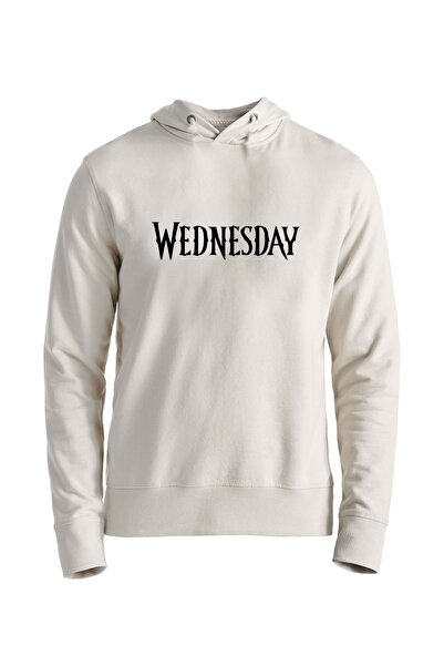 Alfa Tshirt Wednesday Printed Ecru Sweatshirt