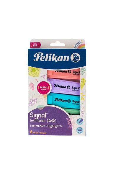 Pelikan Pastel Highlighter Set of 6 - Pl 60078802 Fk6 3019