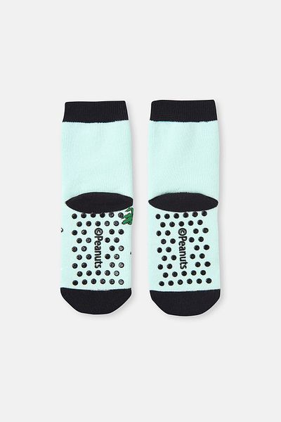 Dagi Hellgrünes Snoopy-Set aus Handtuch und Socken für Kinder - Brr