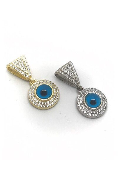 Erer Gümüş Gümüş Su Yolu Kolyeye Takılan Nazar Boncuğu Kolye Ucu Yh125e