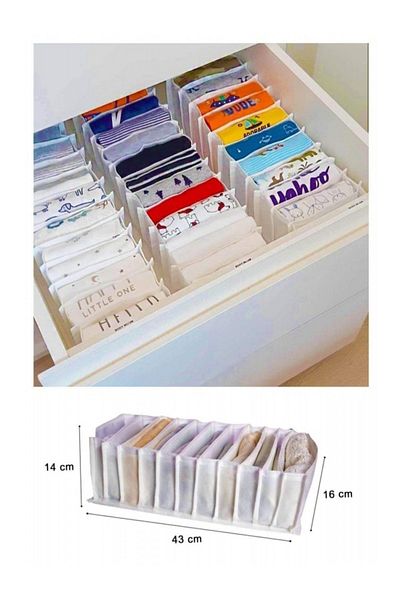 Raftantopla 11 Compartment Accordion Drawer Organizer