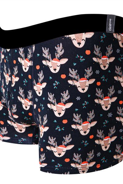 darkzone Чоловічі цифрові боксери з оленями на Новий рік