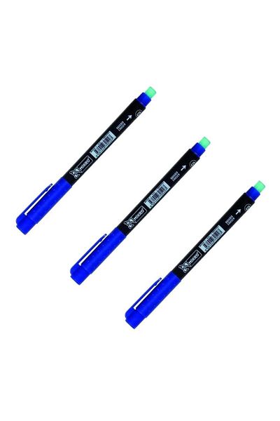 Mikro قلم أسيتات S Blue Cd Mk 419sm 3 قطع