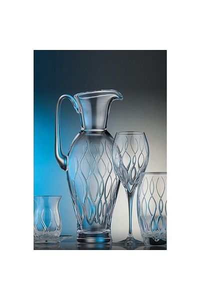 KCD Kilim Simple 31 Piece Glass Tableware Presentation Dowry Set Water Cup Set Cutting Hand Decor
